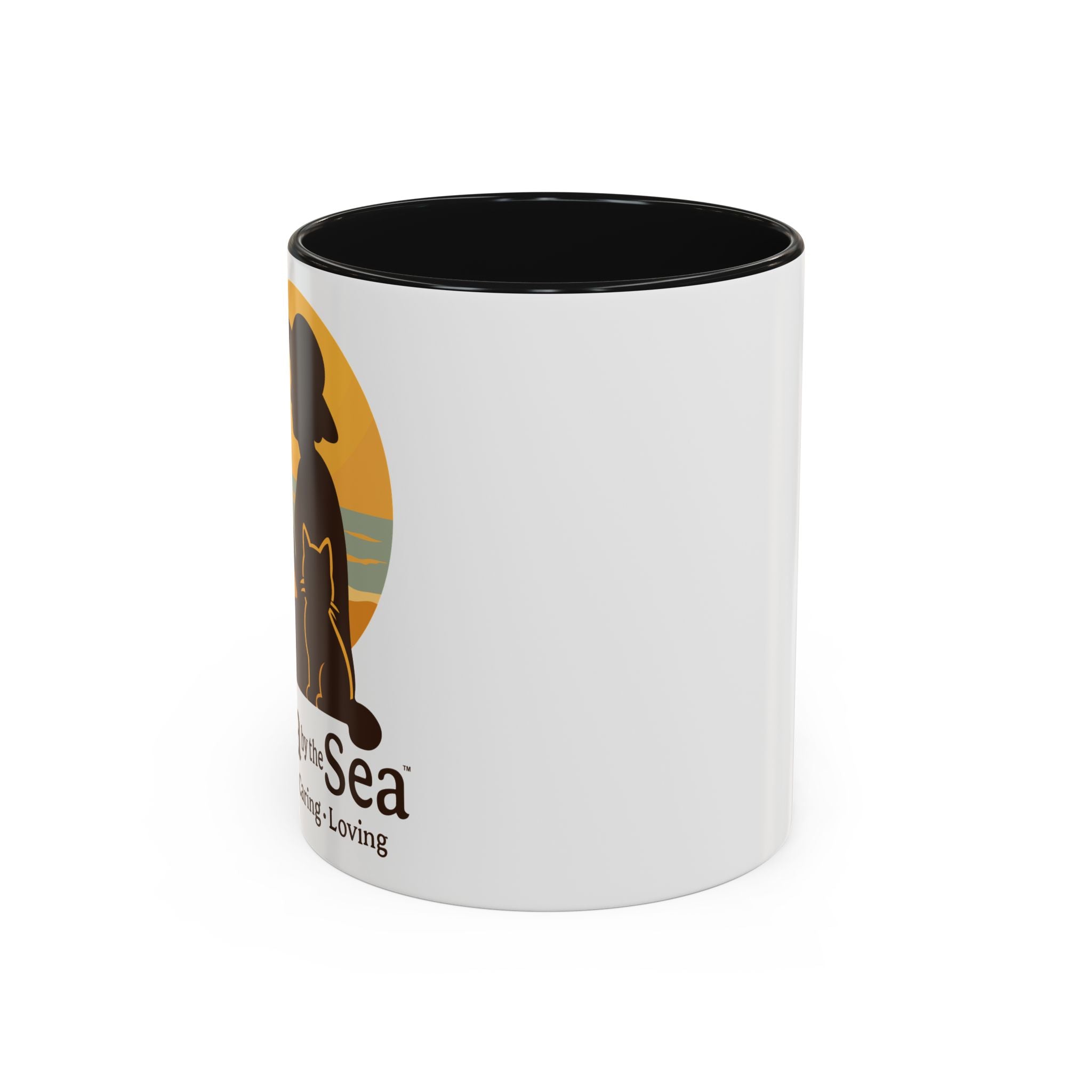 Nana by the Sea mug | Two-Tone Accent Ceramic Mug