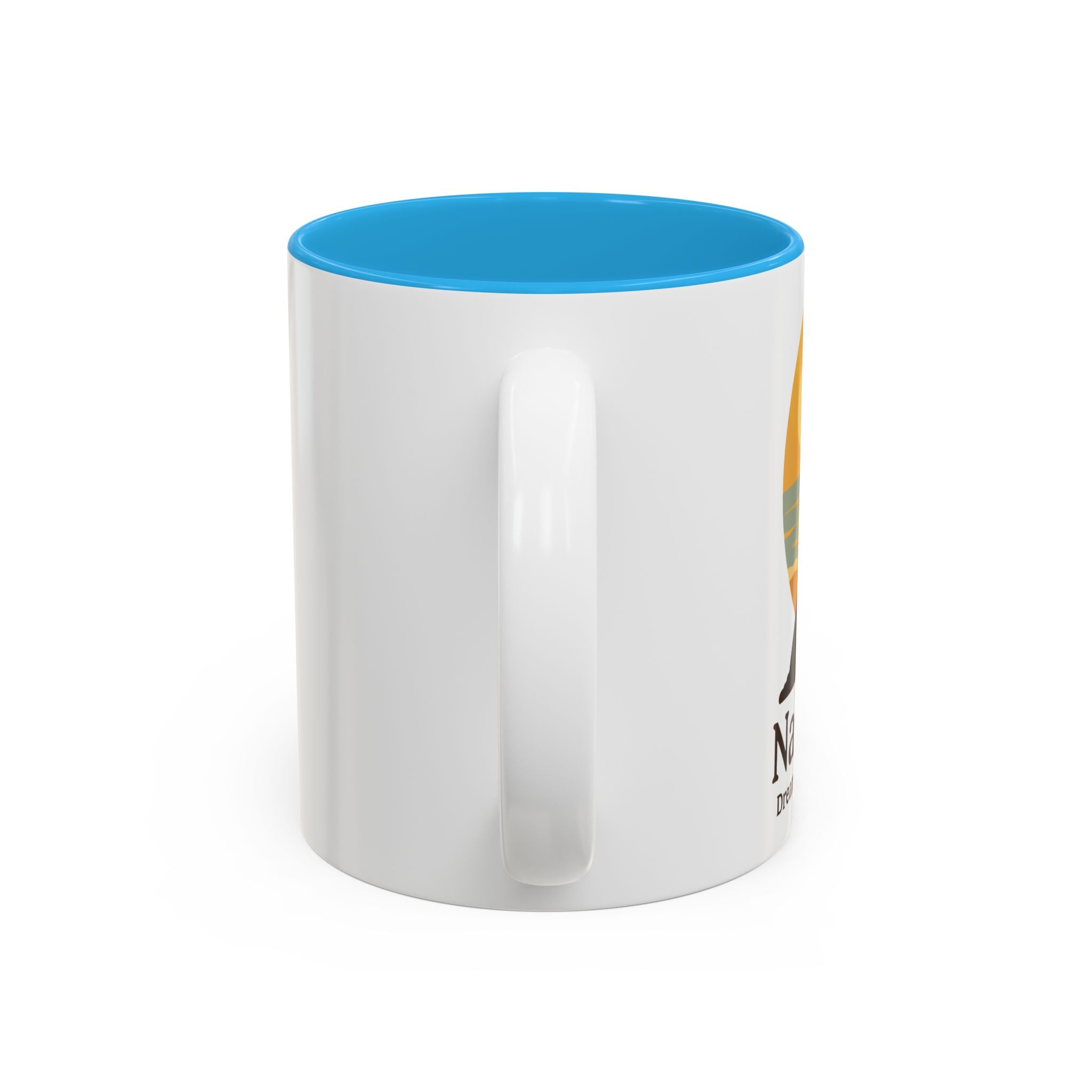 Nana by the Sea mug | Two-Tone Accent Ceramic Mug