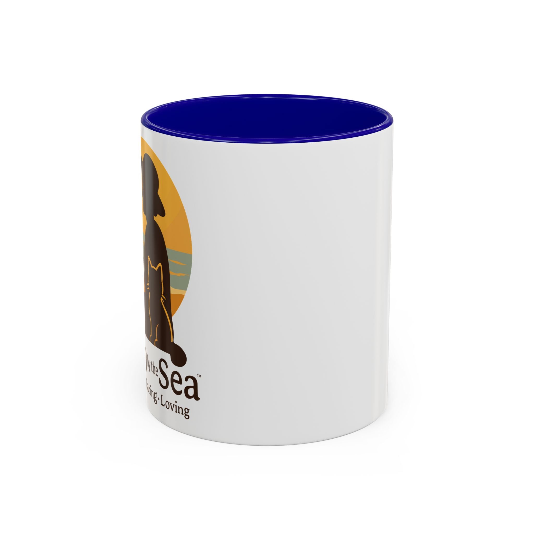 Nana by the Sea mug | Two-Tone Accent Ceramic Mug