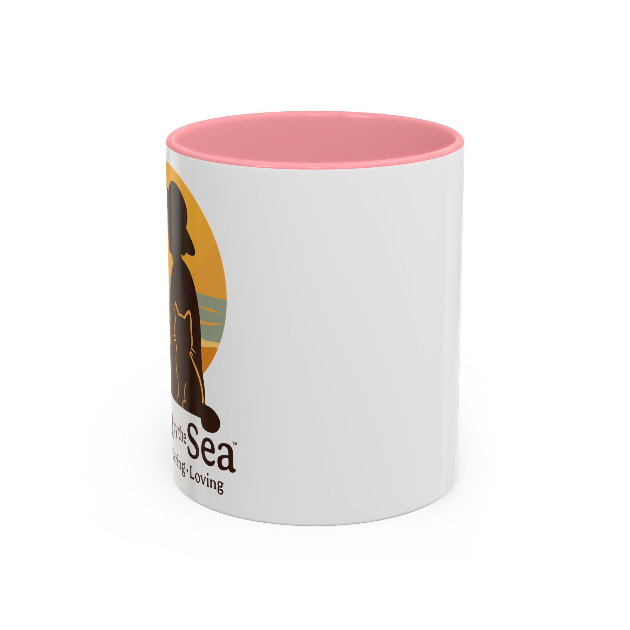 Nana by the Sea mug | Two-Tone Accent Ceramic Mug