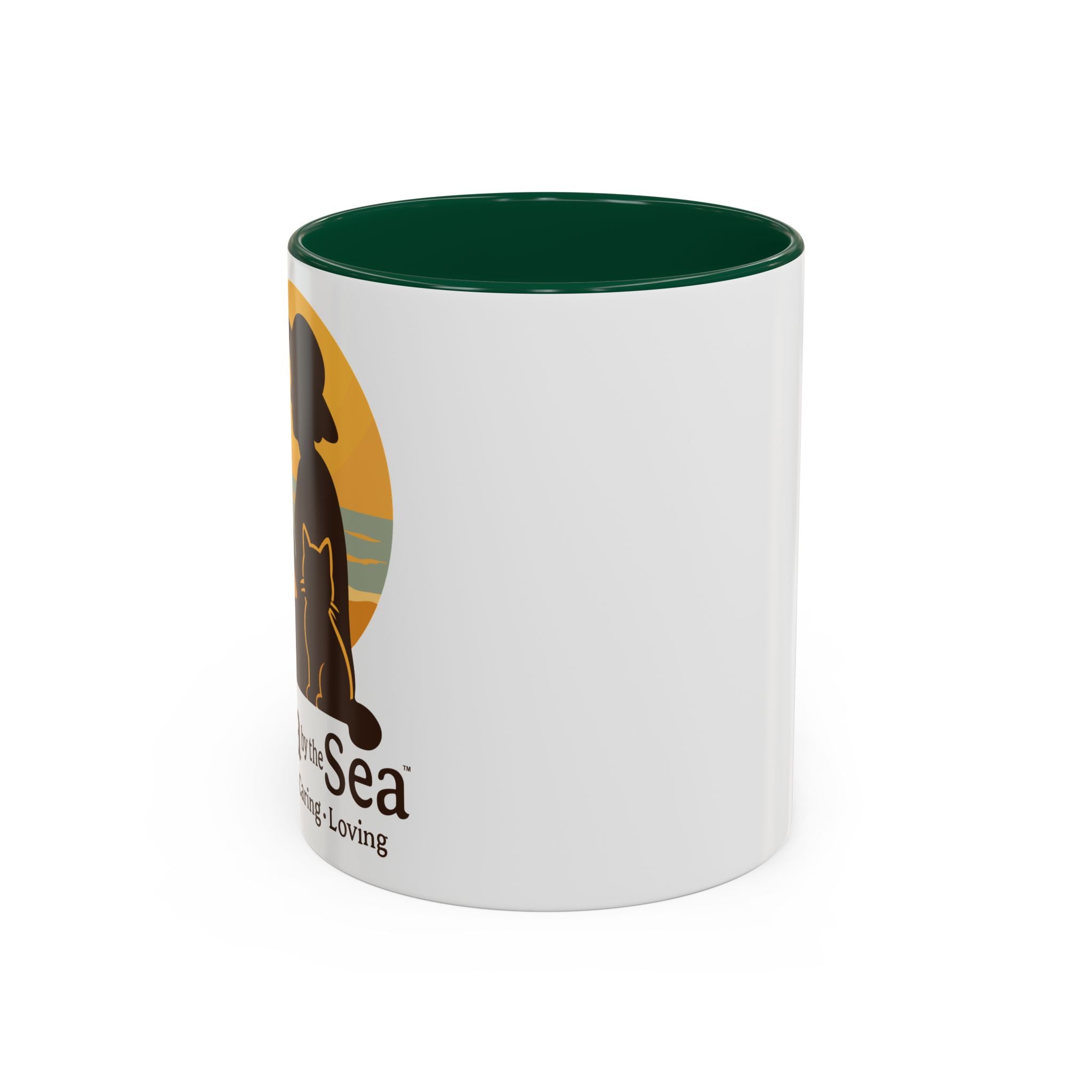 Nana by the Sea mug | Two-Tone Accent Ceramic Mug