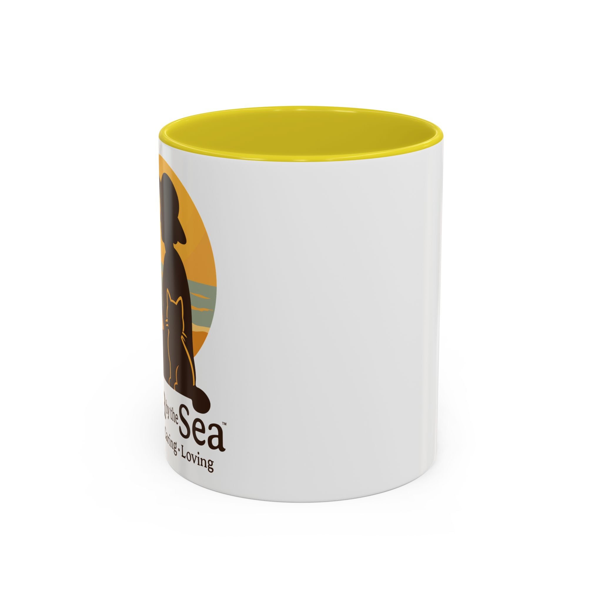 Nana by the Sea mug | Two-Tone Accent Ceramic Mug