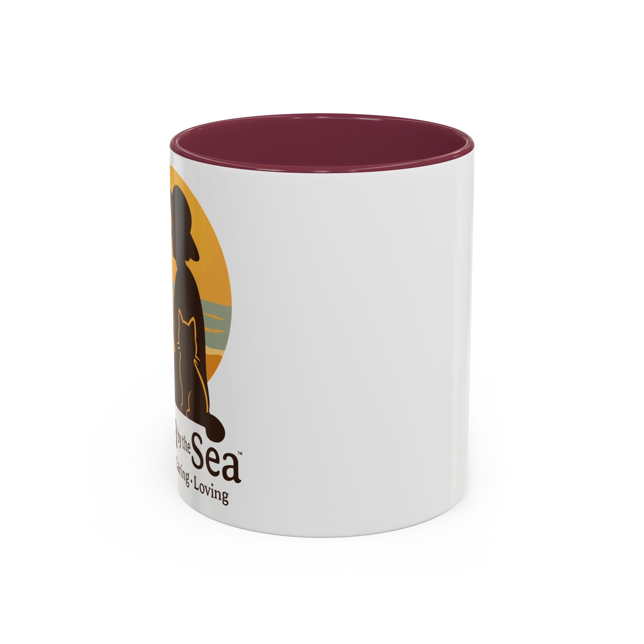 Nana by the Sea mug | Two-Tone Accent Ceramic Mug